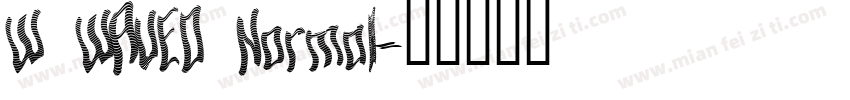 W WAVED Normal字体转换